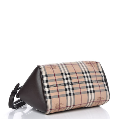 Burberry Haymarket Check Small Blaze Satchel Chocolate 5 of 9