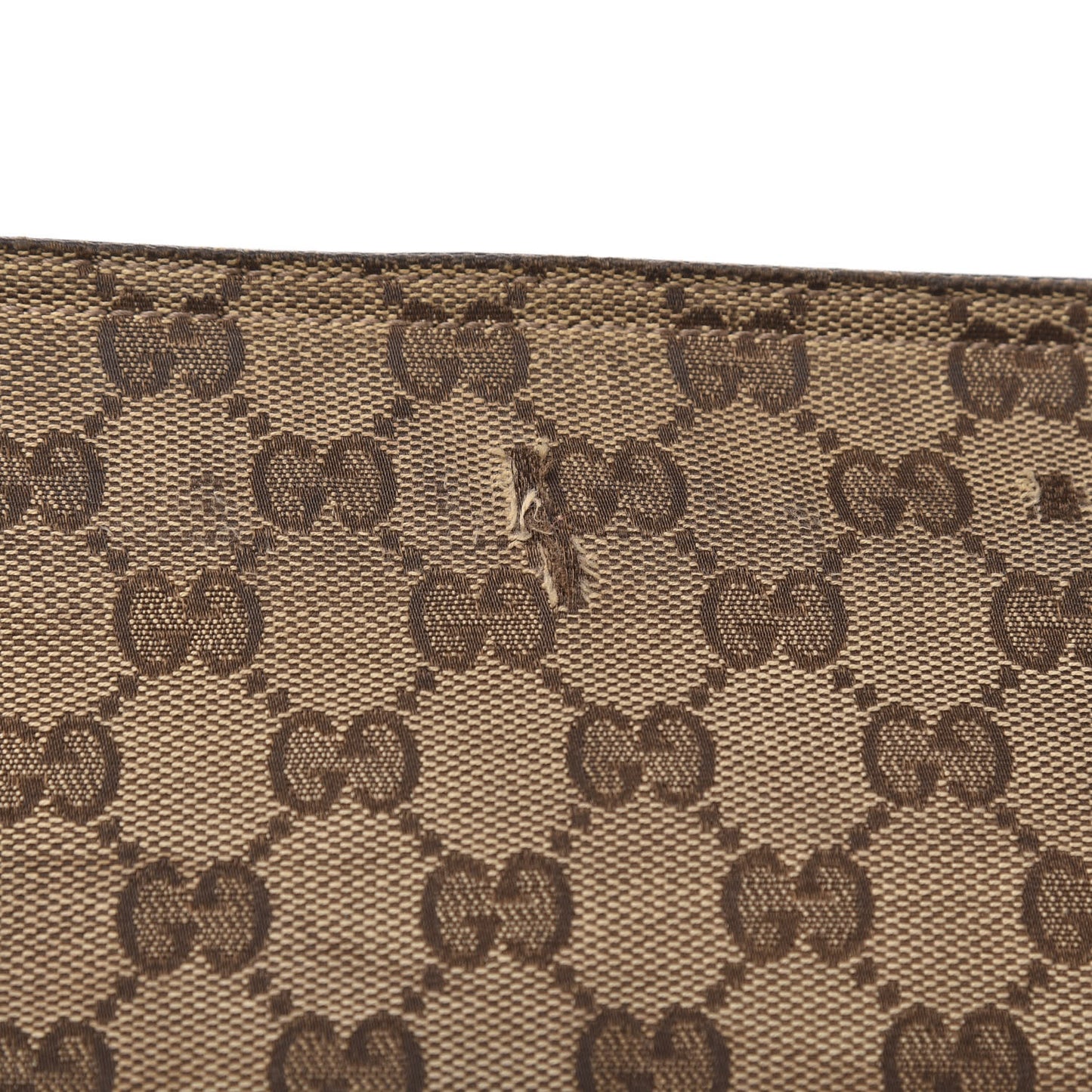 Monogram Web Medium Double Pocket Messenger Bag Dark Brown