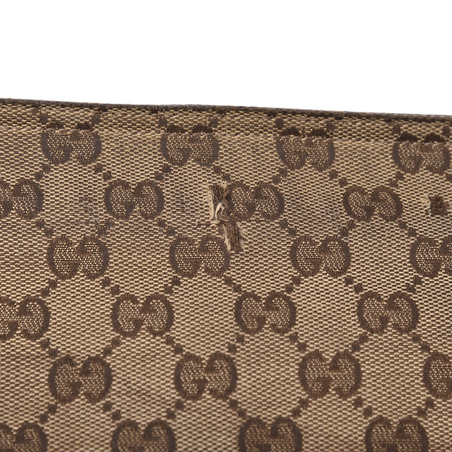Gucci Monogram Web Medium Double Pocket Messenger Bag Dark Brown 15 of 16