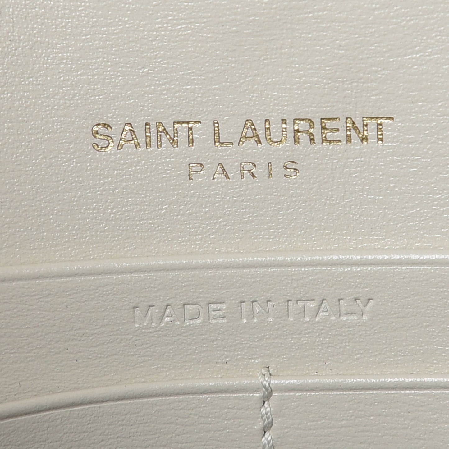 Smooth Calfskin Monogram Sulpice Chain Wallet White