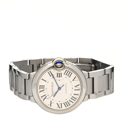 Cartier Stainless Steel 36mm Ballon Bleu De Cartier Automatic Watch 2 of 5
