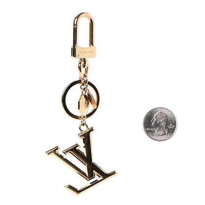 Louis Vuitton LV Facettes Bag Charm Key Holder Gold 2 of 4