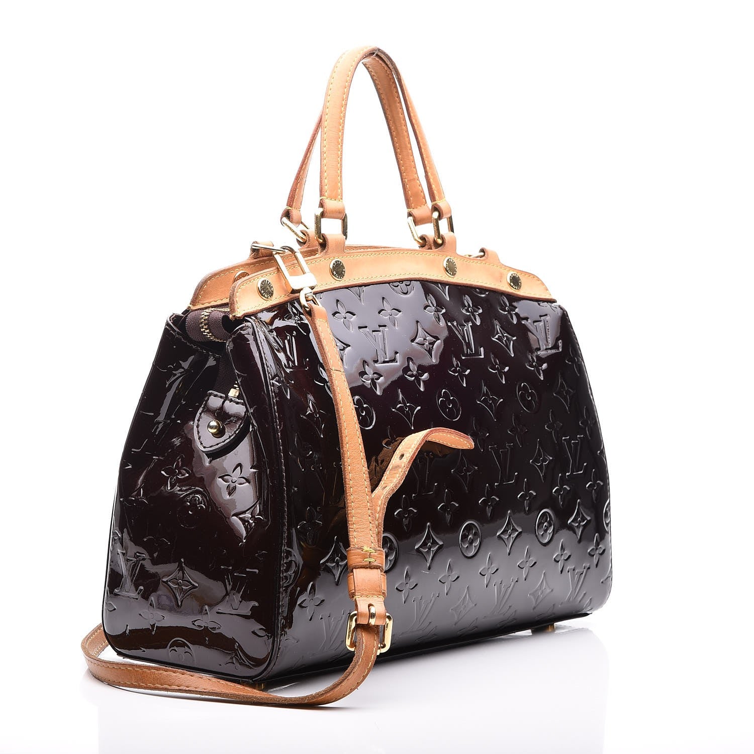 Louis Vuitton Vernis Brea MM Amarante 3 of 10