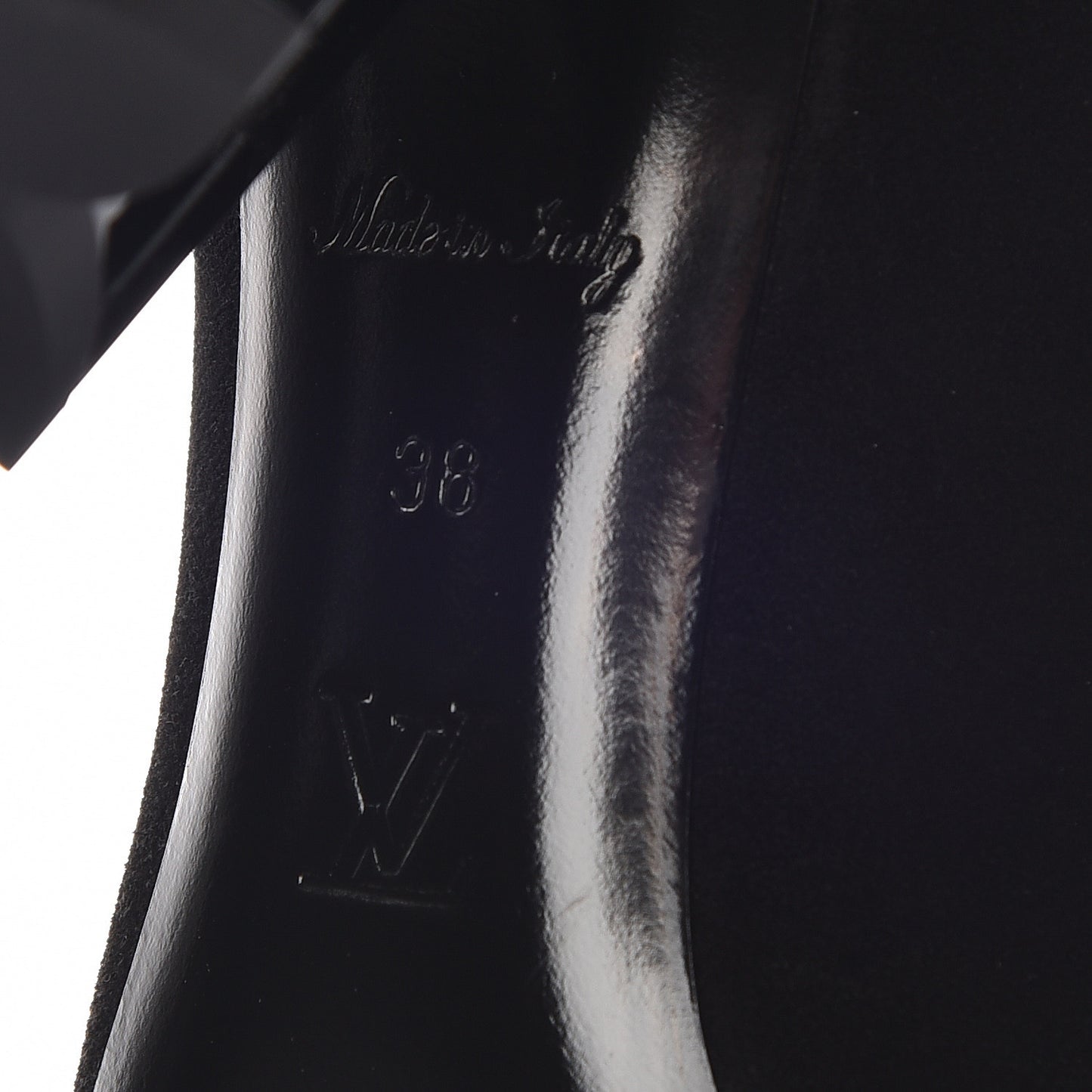 Suede Monogram Uniformes Cap Toe Chelsea 80mm Ankle Boots 38 Black