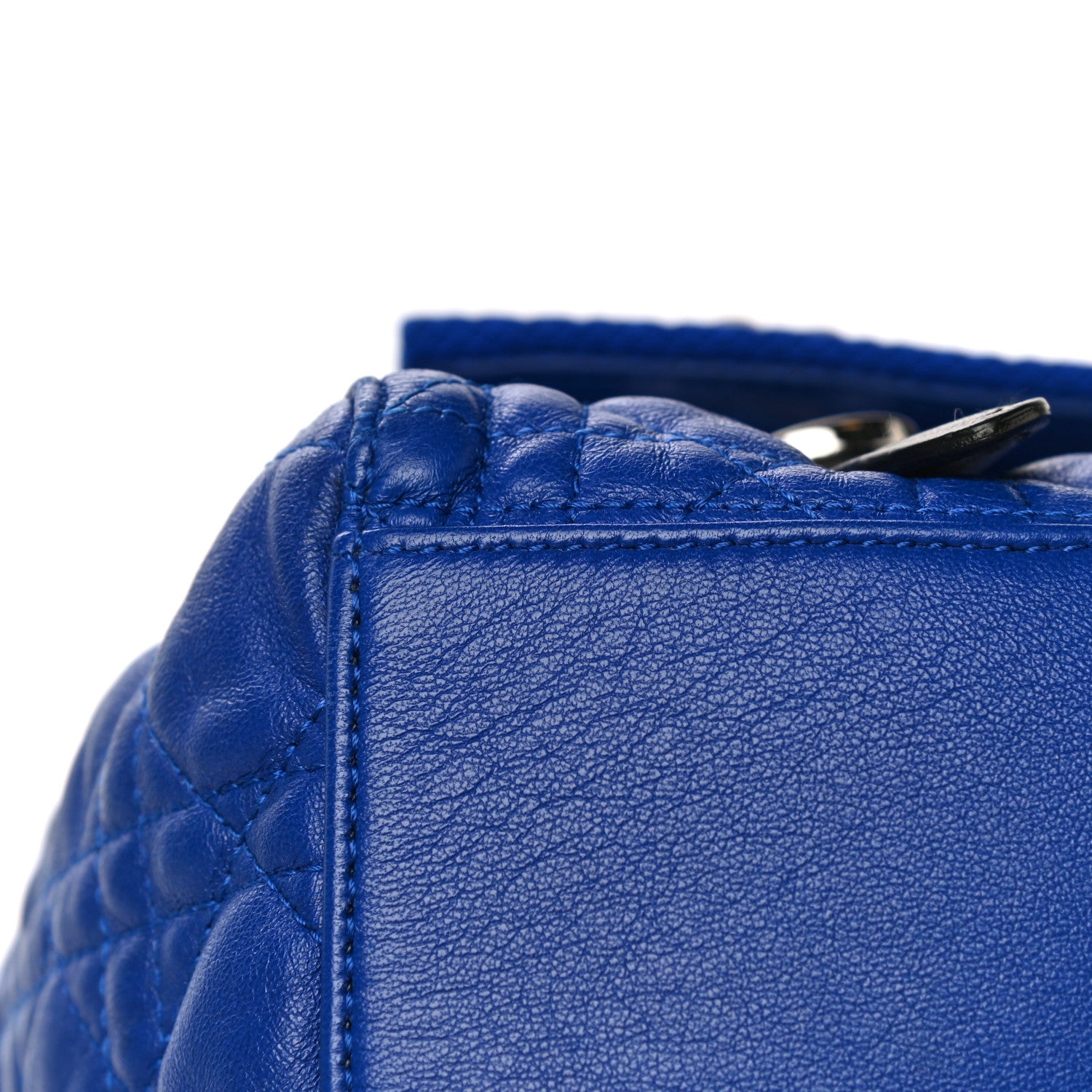 Christian Dior Lambskin Mesh Cannage Embroidered Large Stardust Backpack Blue 16 of 19