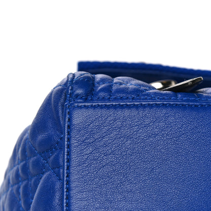 Christian Dior Lambskin Mesh Cannage Embroidered Large Stardust Backpack Blue 16 of 19