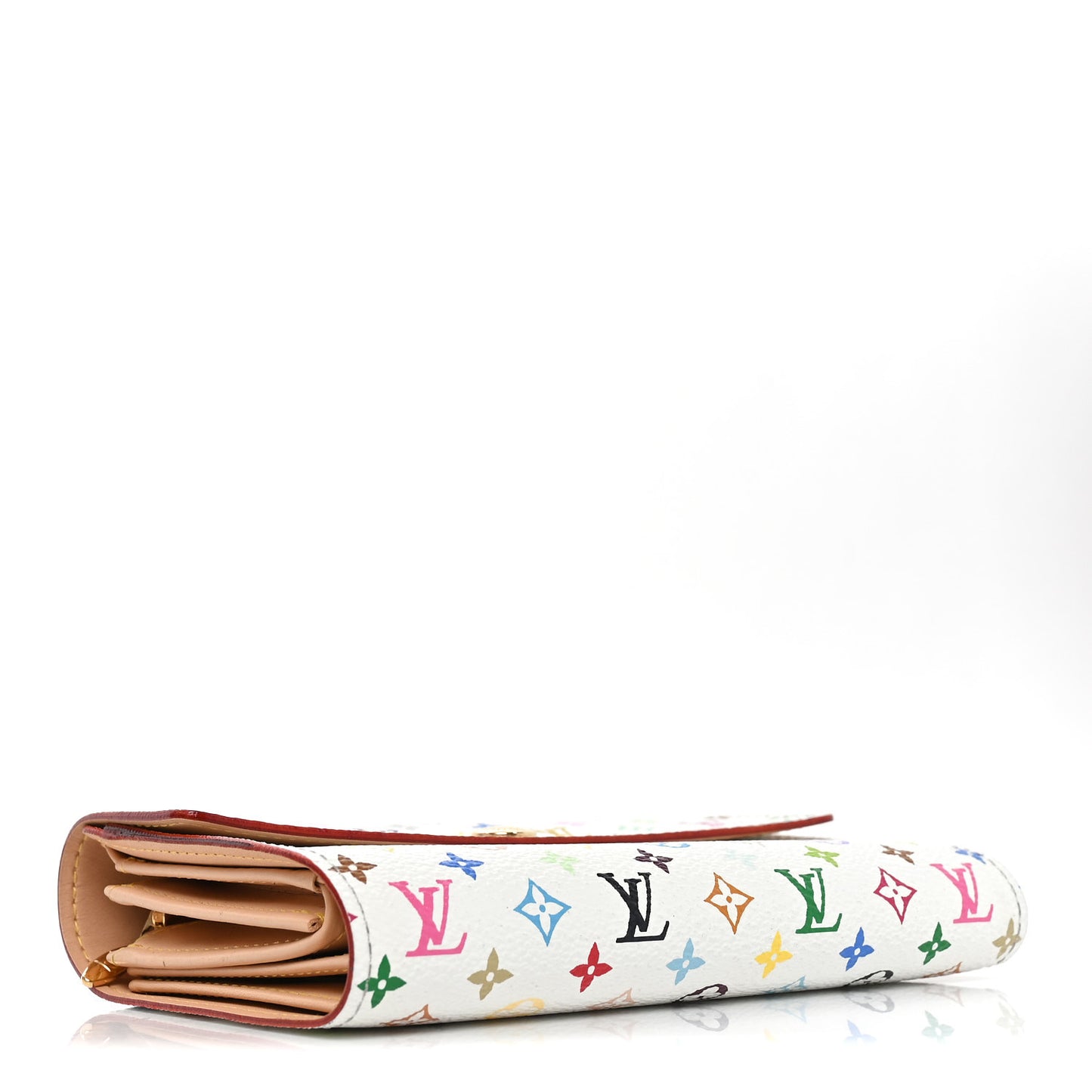 Monogram Multicolor Alexandra Wallet White