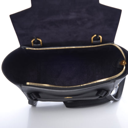 Celine Grained Calfskin Nano Belt Bag Black 5 of 6
