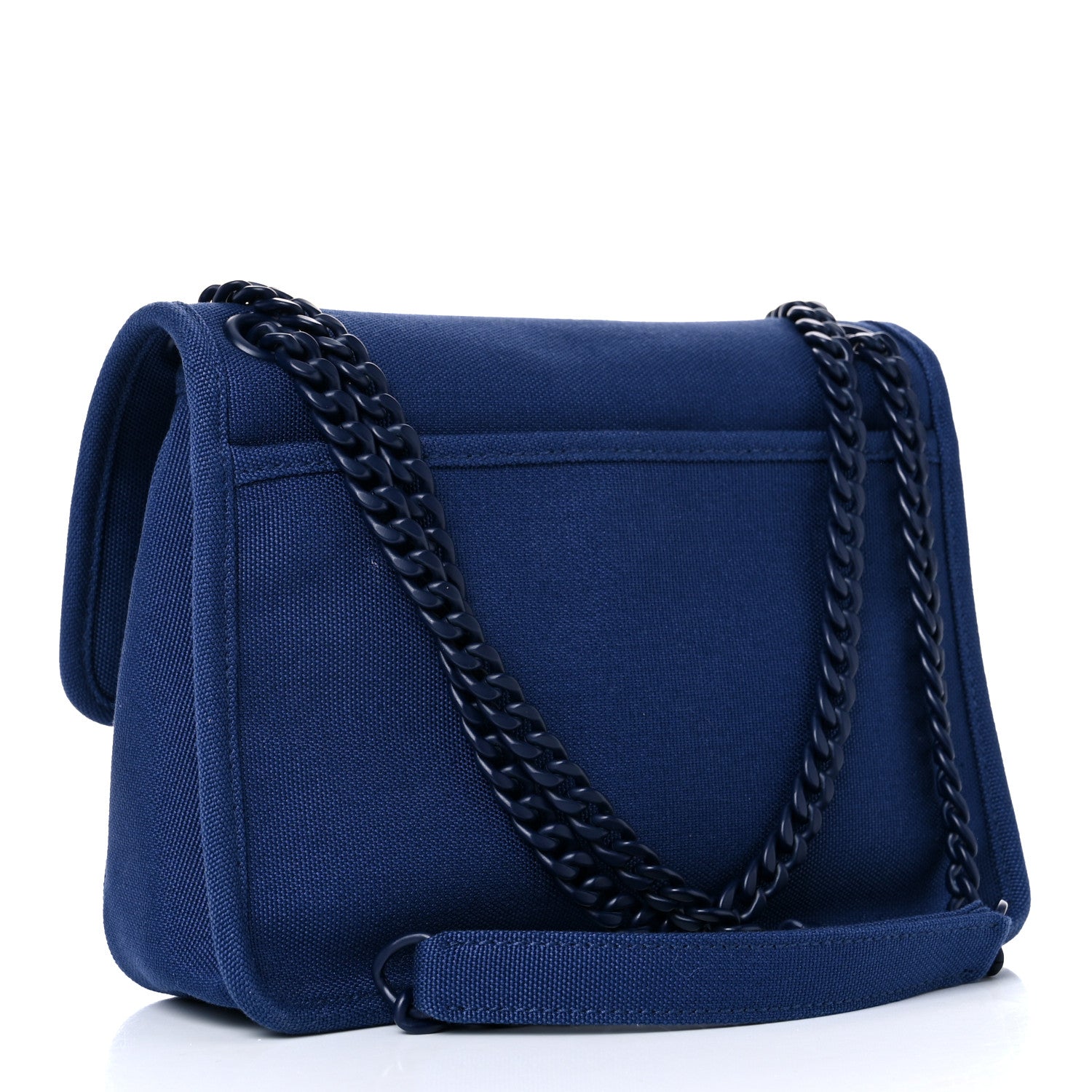Miu Miu Hemp Canvas Crossbody Blue 4 of 11
