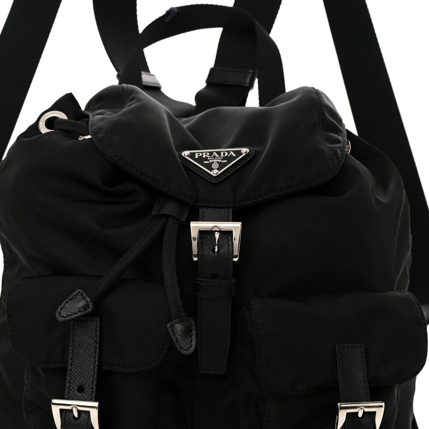 Tessuto Nylon Vela Small Backpack Black