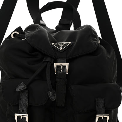 Prada Tessuto Nylon Vela Small Backpack Black 7 of 12