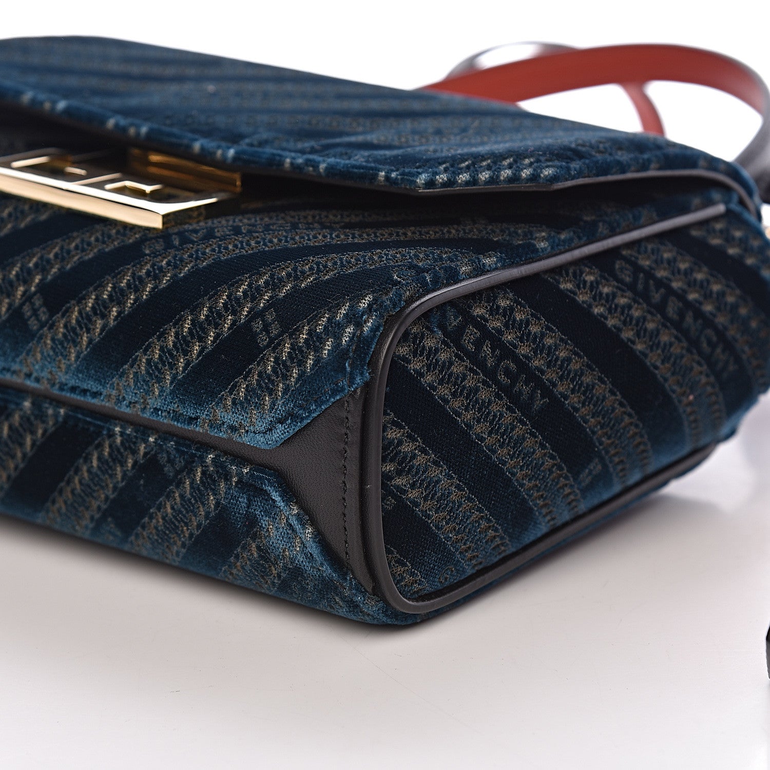 Givenchy Velvet Logo Mini Eden Oil Blue 9 of 10
