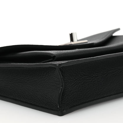 Louis Vuitton Calfskin My Lockme Chain Pochette Black 10 of 14