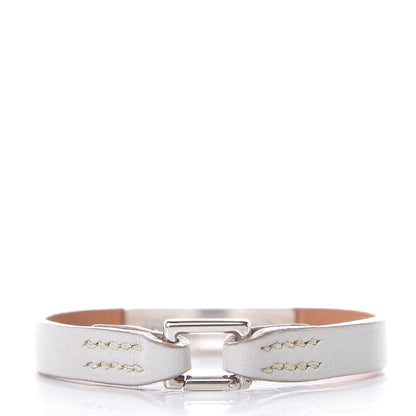 Hermes Tadelakt Micro Kelly Bracelet XS Gris Perle 3 of 6