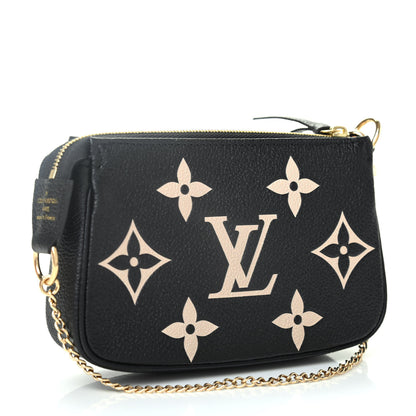 Louis Vuitton Empreinte Monogram Giant Mini Pochette Accessories Black 2 of 4