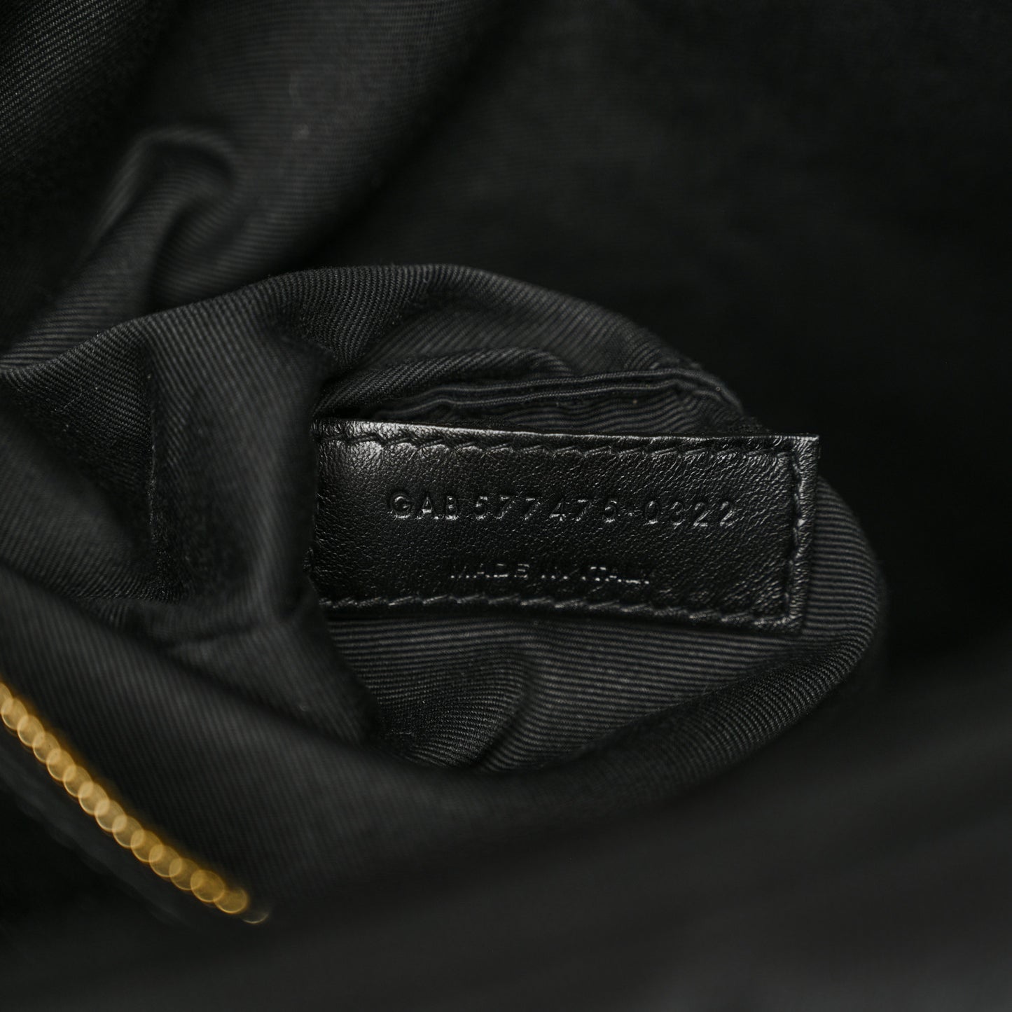 Wool Jersey Quilted Medium Loulou Puffer Monogram Chain Black