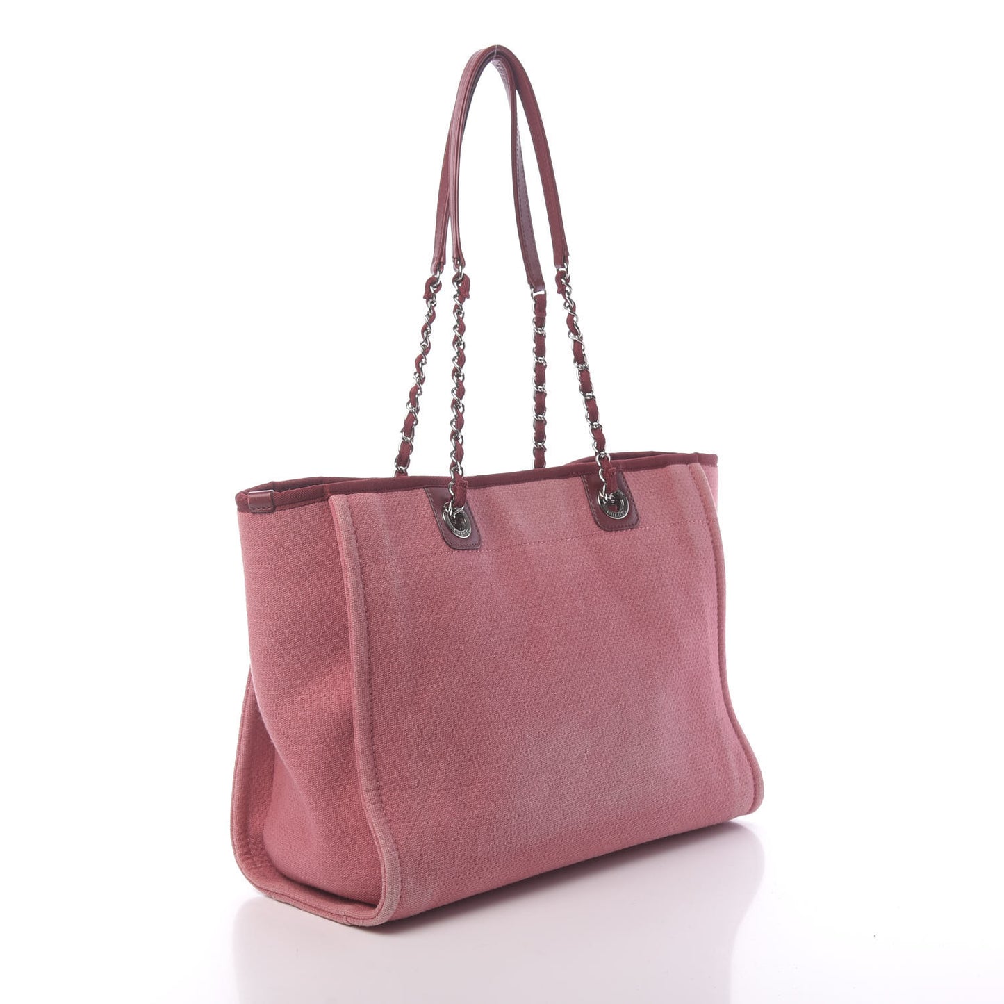 Canvas Small Deauville Tote Red