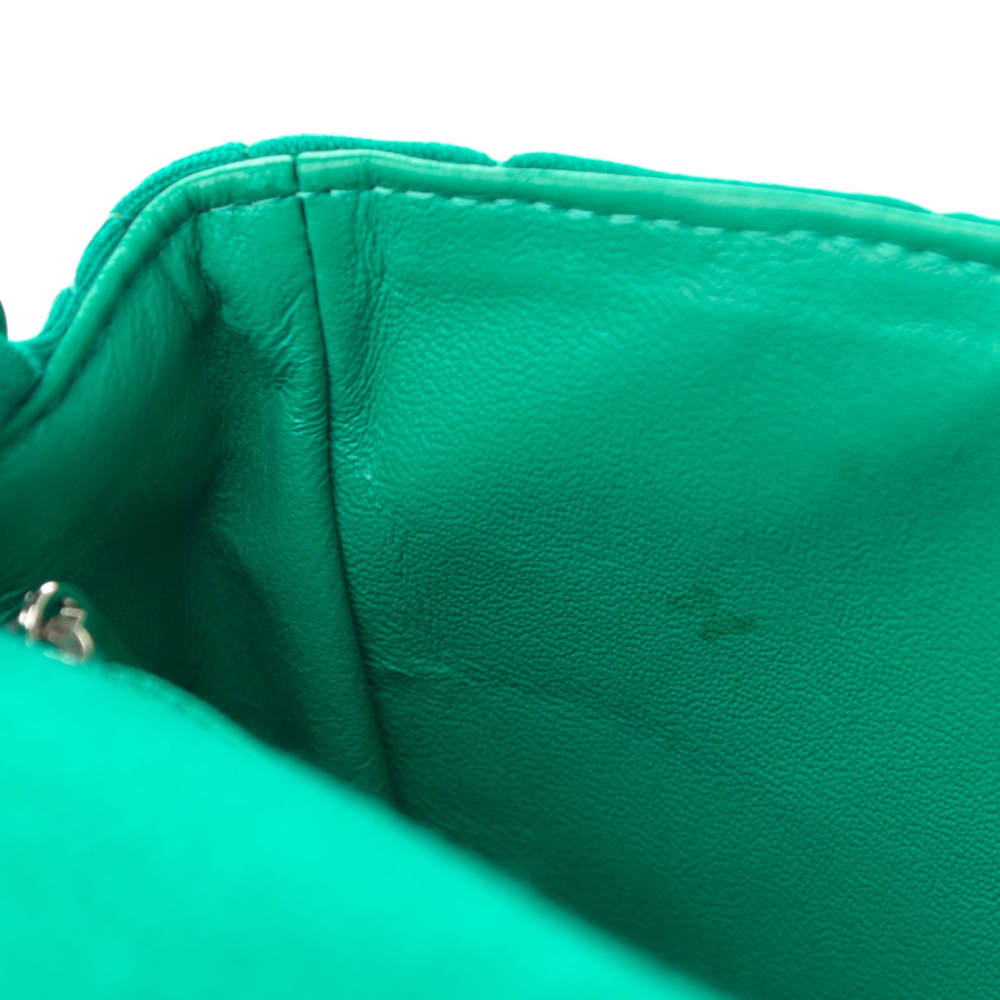 Jersey Quilted Mini Rectangular Flap Green