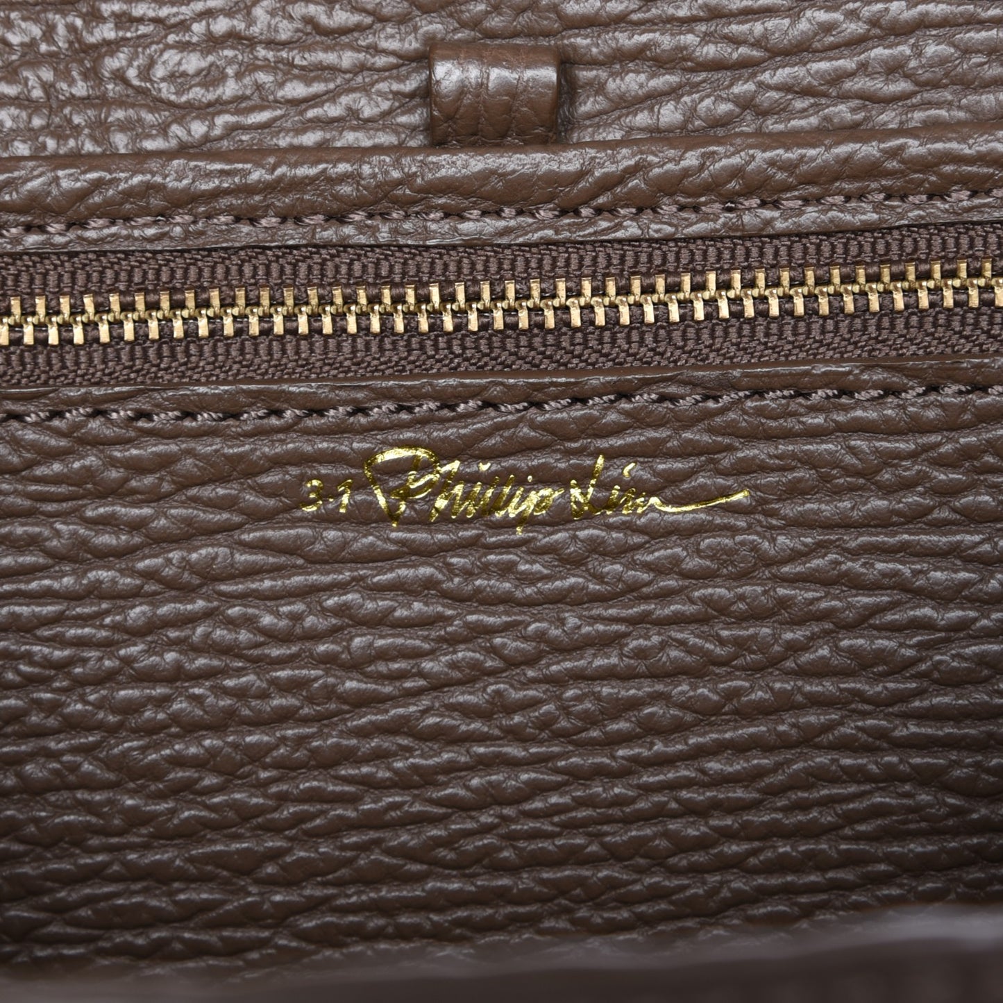 3.1 Textured Calfskin Mini Pashli Satchel Taupe
