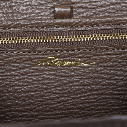 3.1 Phillip Lim 3.1 Textured Calfskin Mini Pashli Satchel Taupe 6 of 8