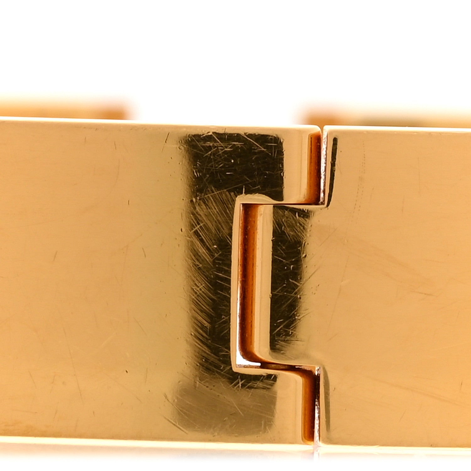 Hermes Enamel Narrow Clic Clac H Bracelet PM White 5 of 6