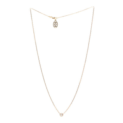 Cartier 18K Yellow Gold Diamond SM D'Amour Pendant Necklace 3 of 5