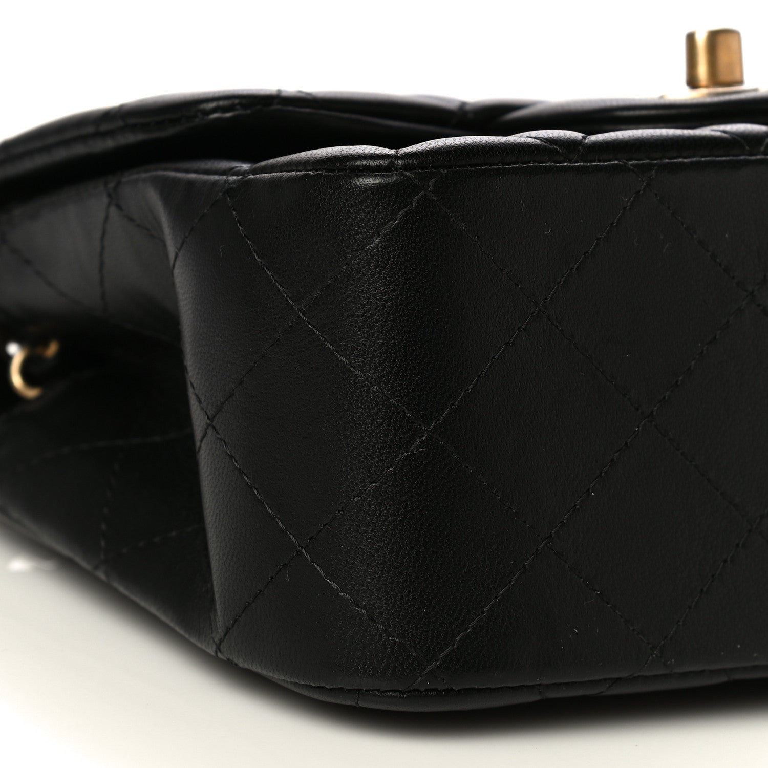 Chanel Lambskin Quilted Mini Square Flap Black 8 of 12