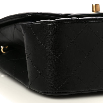 Chanel Lambskin Quilted Mini Square Flap Black 8 of 12