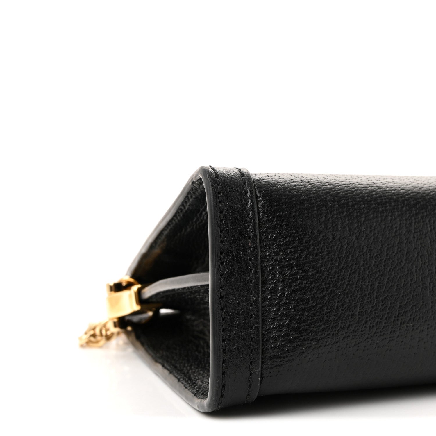 Gucci Calfskin GG Web Small Ophidia Chain Shoulder Bag Black 8 of 10