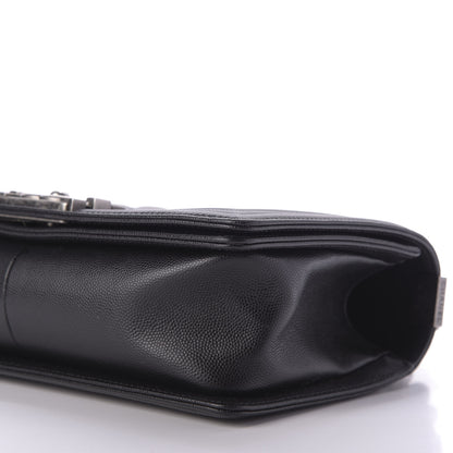 Chanel Caviar Quilted Medium Boy Flap Black 7 of 10