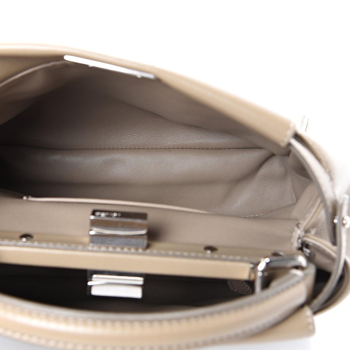 Nappa Mini Peekaboo Iconic Satchel Tortora