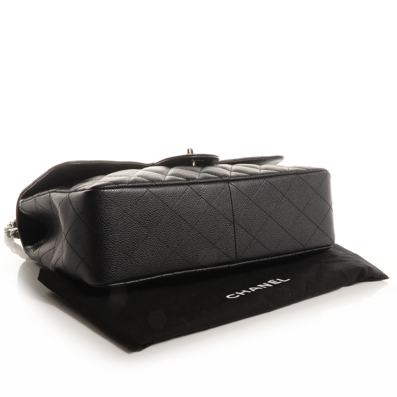 Chanel Caviar Jumbo Single Flap Black 4 of 8