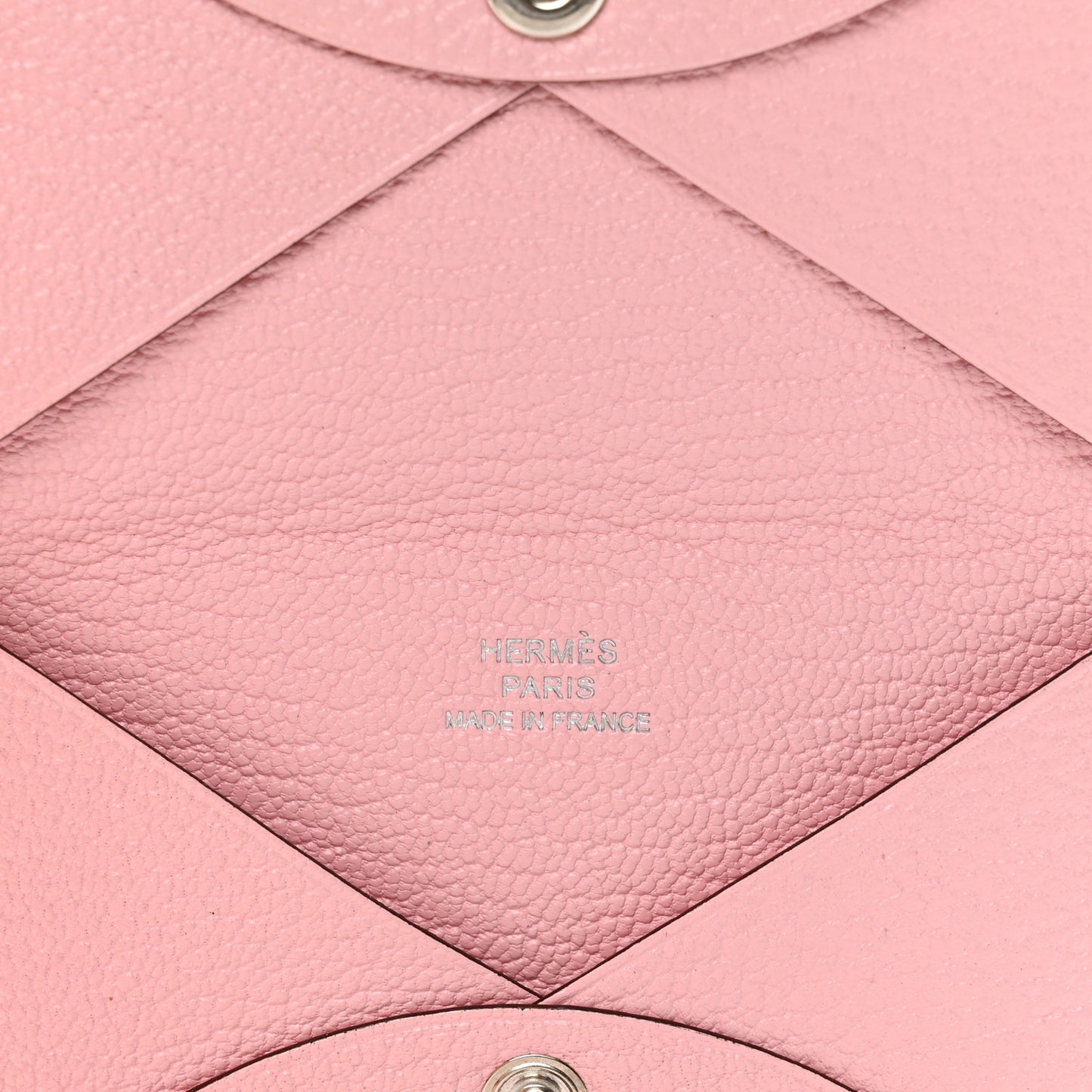 Chevre Mysore Calvi Card Case Rose Sakura