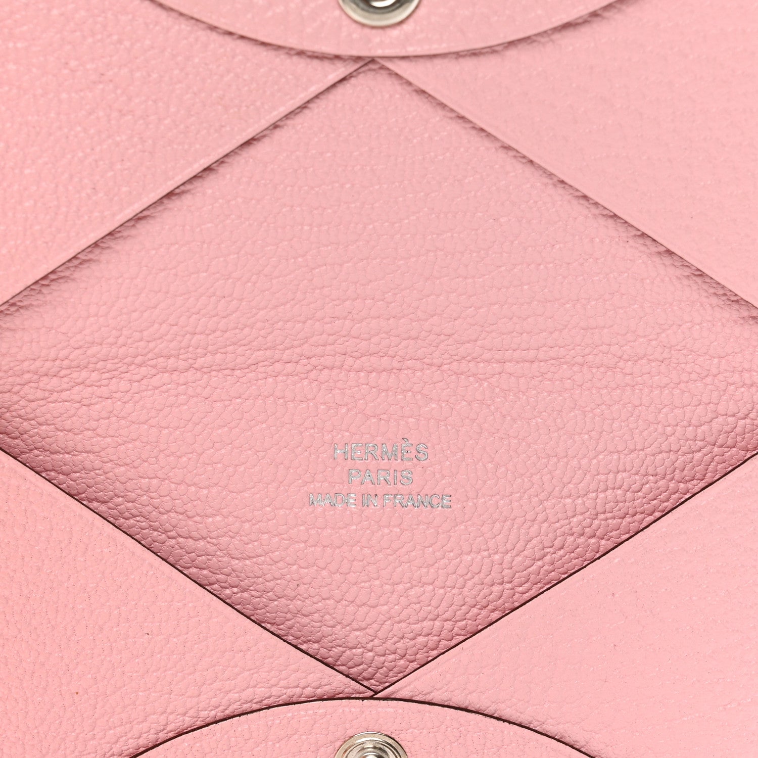 Hermes Chevre Mysore Calvi Card Case Rose Sakura 6 of 9