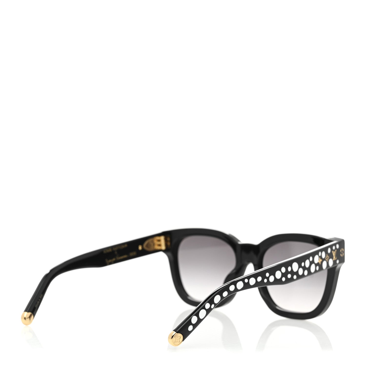 Louis Vuitton LV X YK Acetate Painted Dots Sunglasses Z1902W Black White 4 of 7