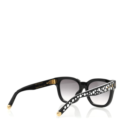 Louis Vuitton LV X YK Acetate Painted Dots Sunglasses Z1902W Black White 4 of 7