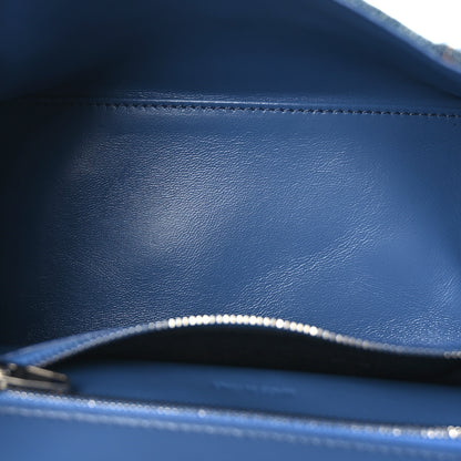 Balenciaga Denim BB Monogram Small Hourglass Top Handle Bag Blue 5 of 9