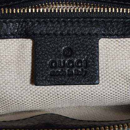 Gucci Cellarius Calfskin Small Soho Top Handle Satchel Black 6 of 9
