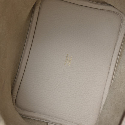 Hermes Taurillon Clemence Picotin Lock 18 PM Beton 5 of 10