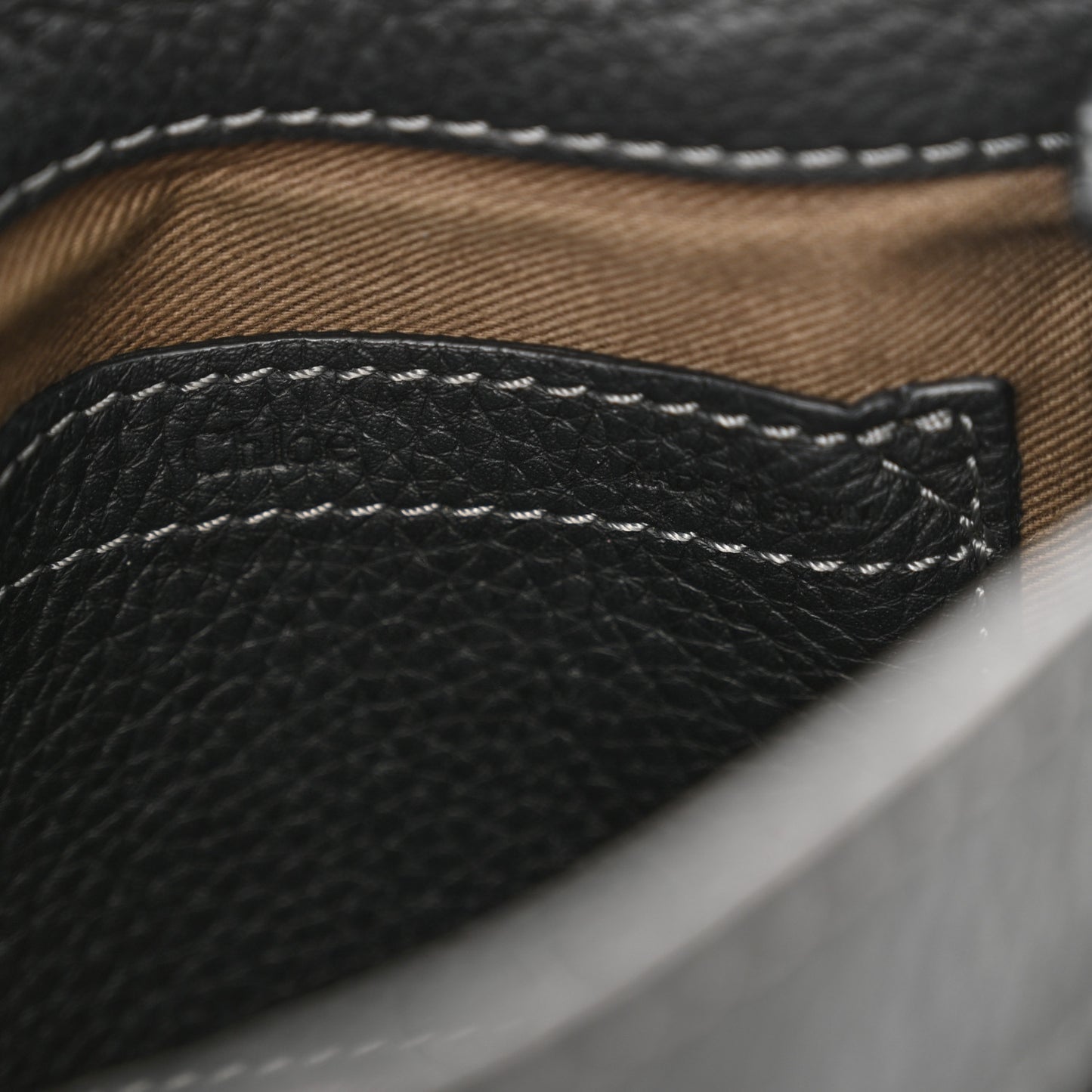 Calfskin Small Marcie Saddle Bag Black