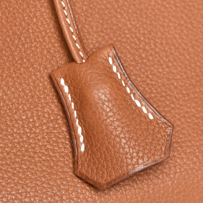 Hermes Natural Barenia Faubourg Birkin 35 Fauve 18 of 29