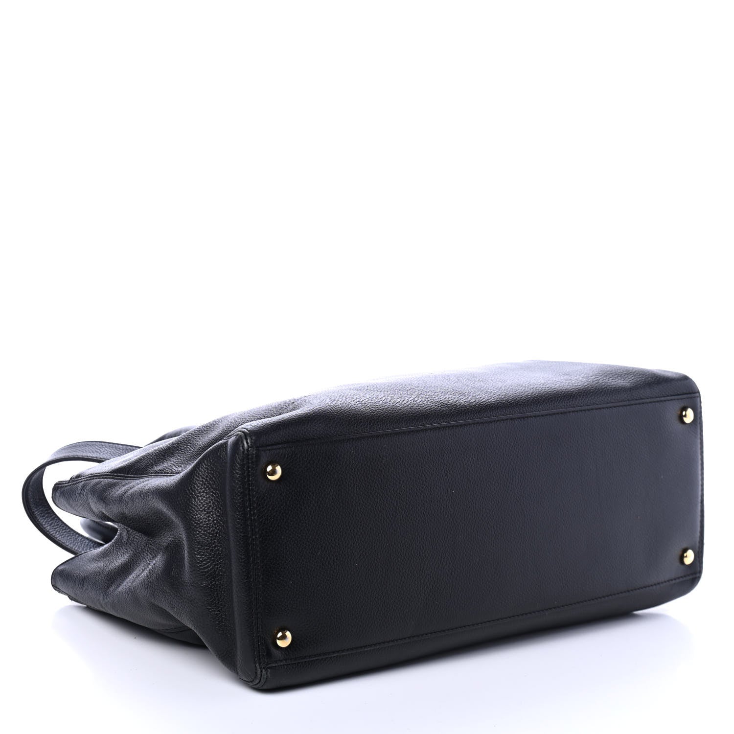 Chanel Calfskin Cerf Executive Shopper Tote Black 3 of 4