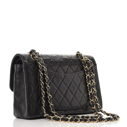 Chanel Caviar Quilted Medium Double Flap Black 4 of 15