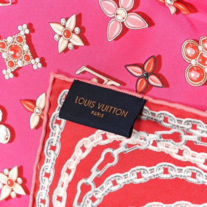 Louis Vuitton Silk Your Highness Square Scarf Fuchsia 3 of 3