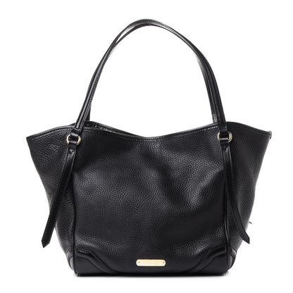 Burberry Grainy Calfskin Small Canterbury Tote Black 1 of 4