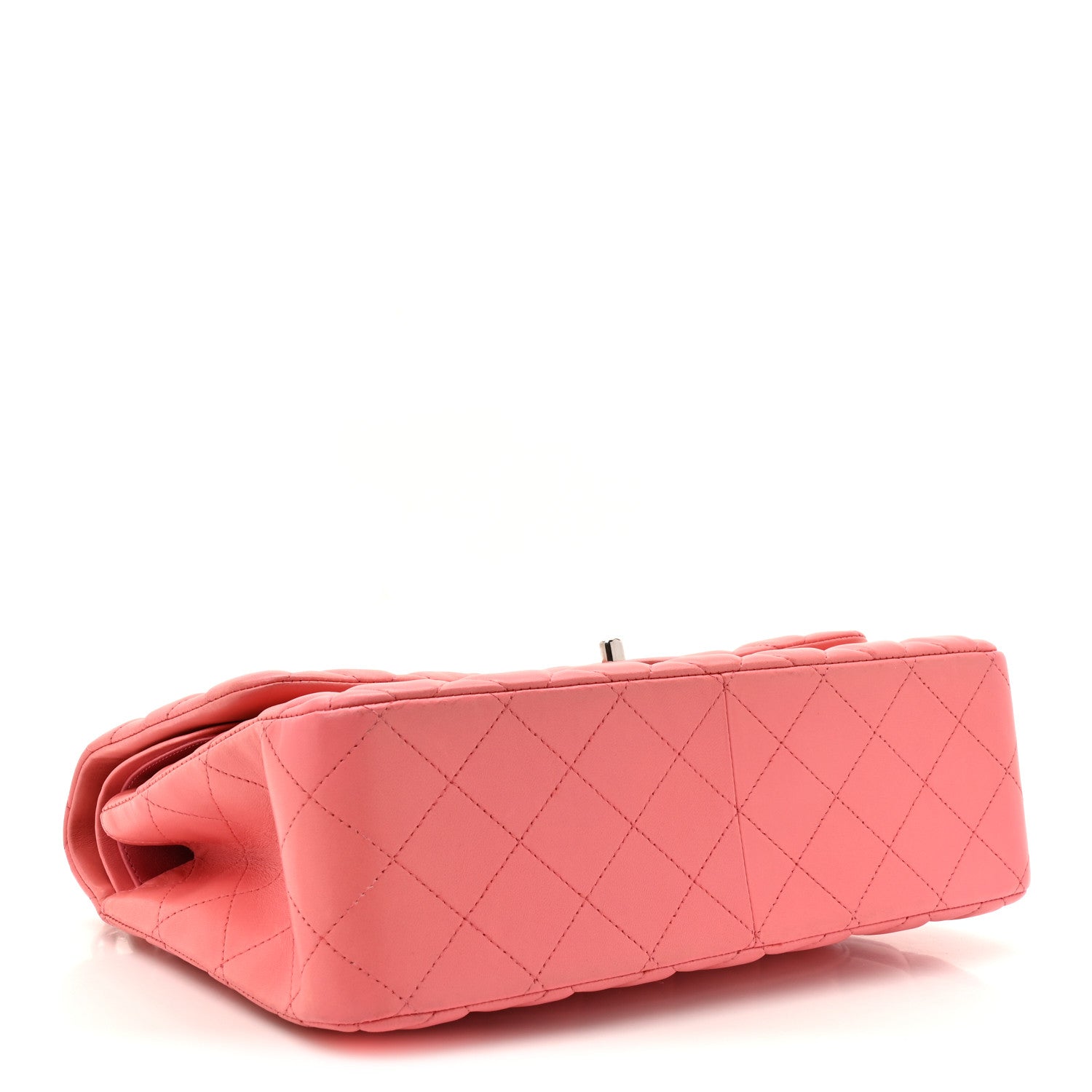 Chanel Lambskin Quilted Jumbo Double Flap Pink 4 of 15