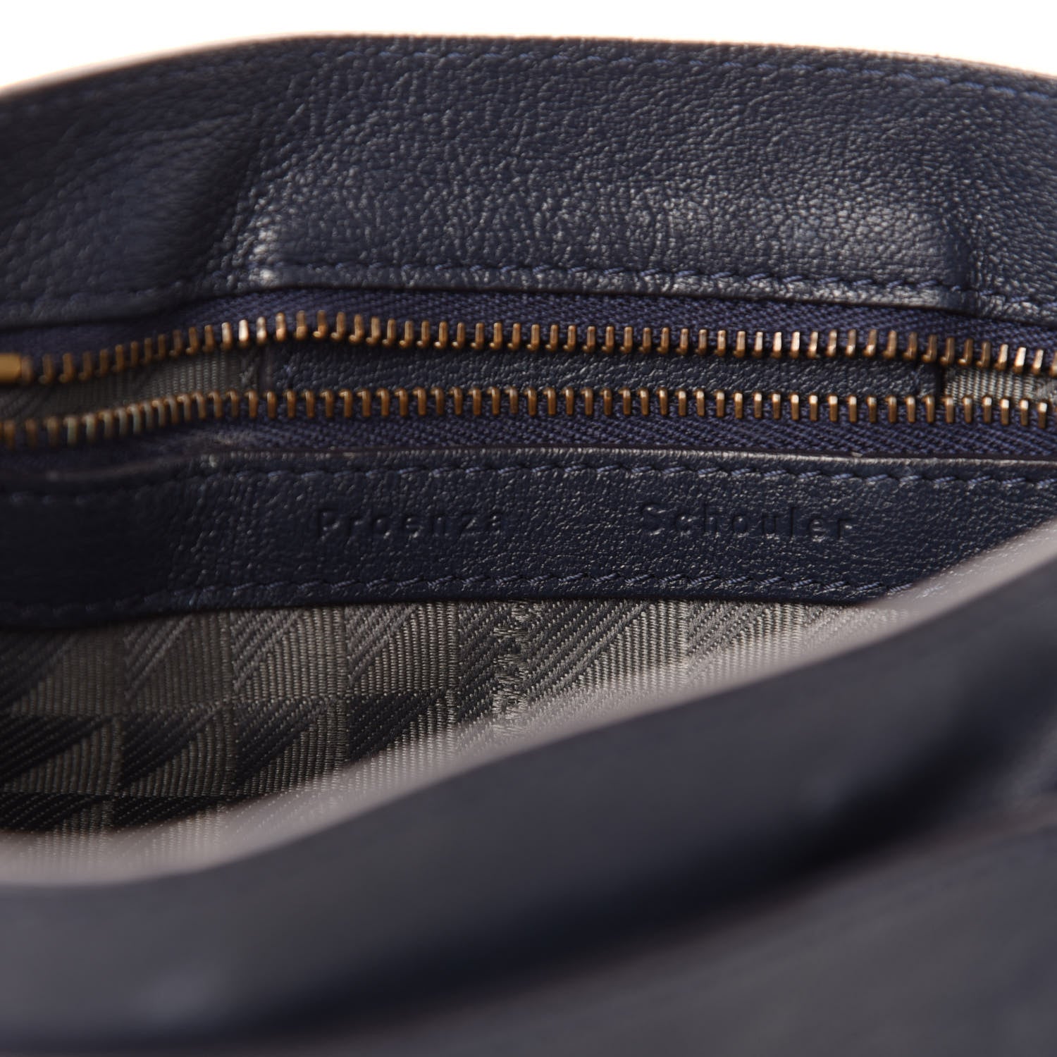 Proenza Schouler Lambskin PS1 Mini Pouch Messenger Bag Midnight 8 of 11