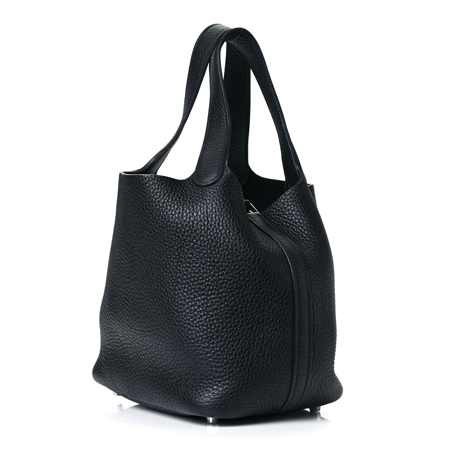 Hermes Taurillon Clemence Picotin Lock 18 PM Black 3 of 10