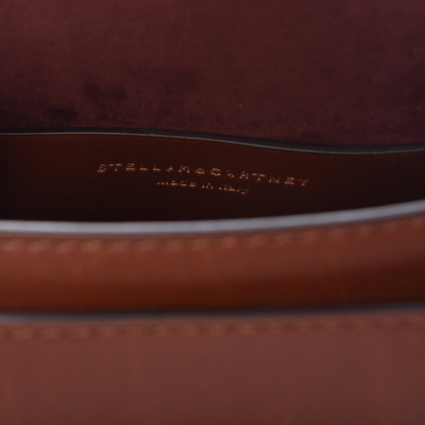 Eco Alter Nappa Popper Shoulder Bag Cognac