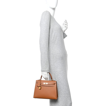 Hermes Epsom Kelly Sellier 25 Gold 2 of 10